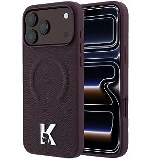 قاب کارل لاگرفلد Karl Lagerfeld Grained MagSafe , Embossed Ring & Kameo Logo
